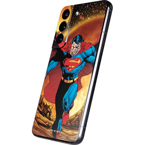 DC Comics Superman Action Pose Art By Jim Lee Galaxy S22 Skin